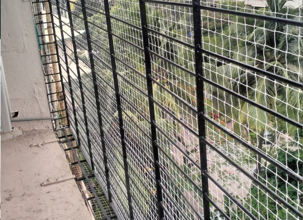 Invisible grill balcony installation Mumbai